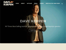 Tablet Screenshot of davekerpen.com